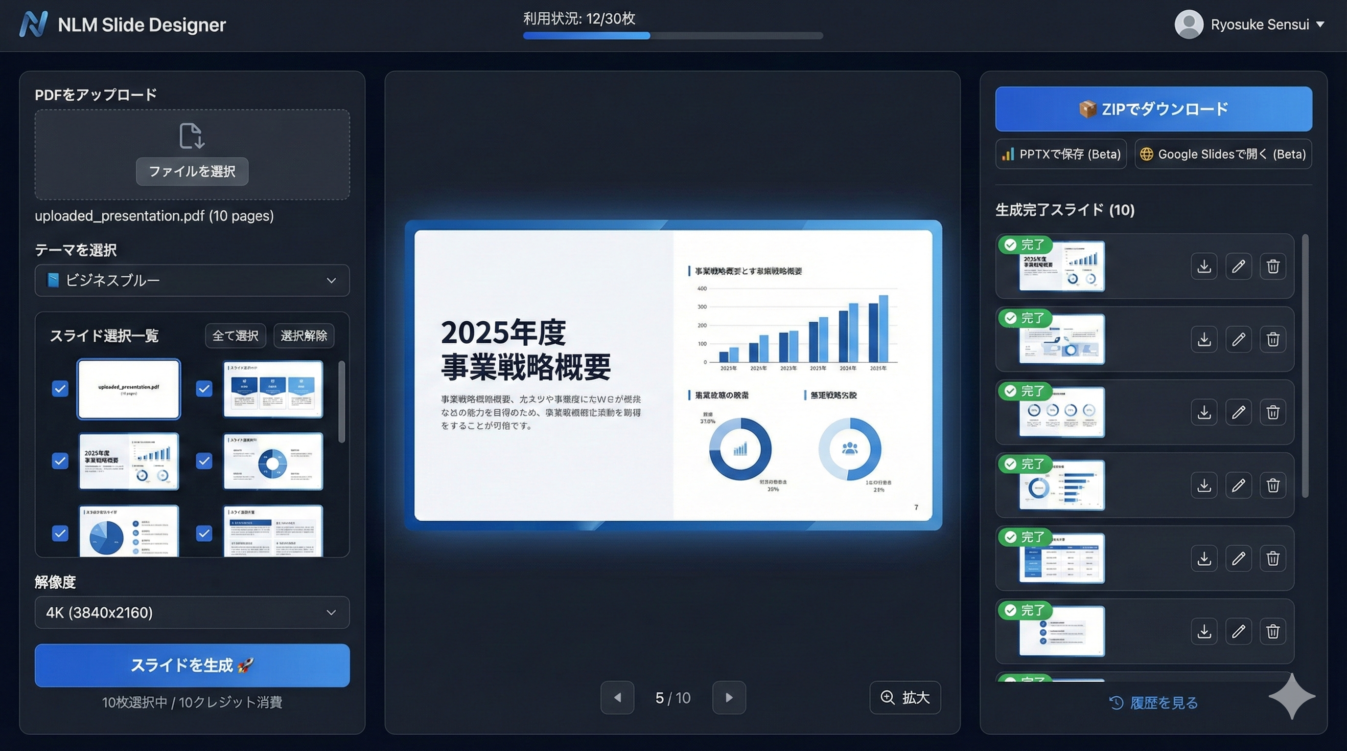 Dashboard UI